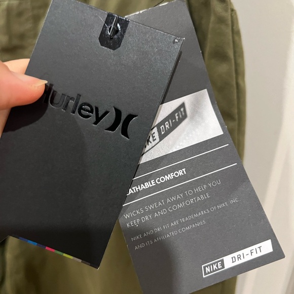 BNWT Hurley Nike Dri Fit Chinos Olive Green size 34 $70 - Picture 7 of 9